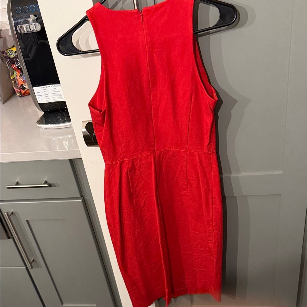 Banana Republic Vibrant Red Mini Dress - Picture 3 of 5